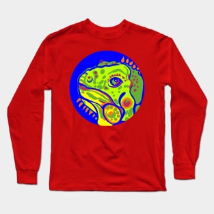 Fantastic Iguana - Colorful Dragon Long Sleeve T-Shirt